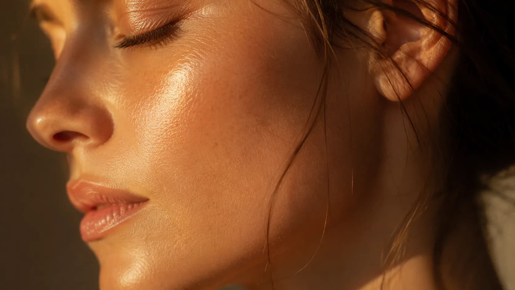 Radiant complexion after glow treatment in Frankfurt